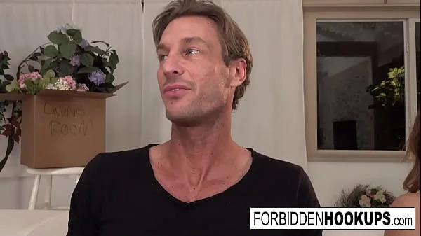 Sexy step-siblings fuck for the first time!