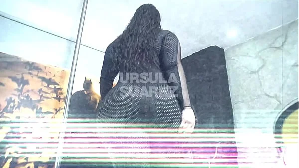 www.MegaButtModels.com URSULA SUAREZ THE LATINA SLAVE ROUGH IN FISHNETS!