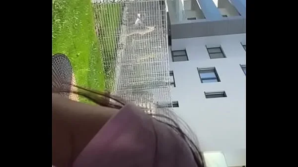 fucking on the balcony in front of the neighbors