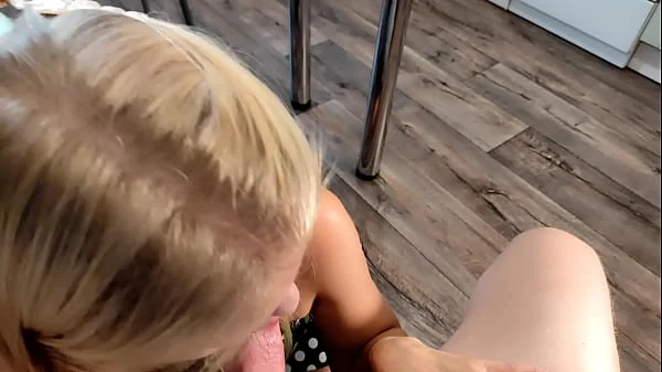 Stepsister seduced me at dinner, for the sake of hot creampie