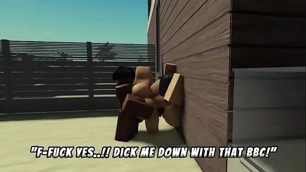 Getting FUCKED by a HUGE dick on ROBLOX again!