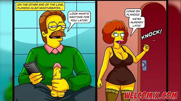 Returning the kindness! Swap wives! The Simptoons, Simpsons porn