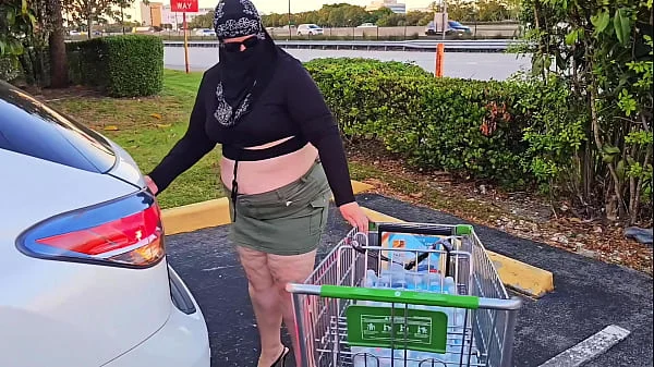 A perverted guy watched me as I put my panty on in public, then fingered my fat pussy from under my car - BBW SSBBW creampie Pussy, big ass, thick ass, big fat ass, fat pussy, hijab Muslim, massive cum load, BBW pussy eating, facesitting, massive ass