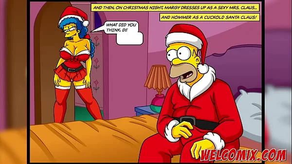 Christmas Present! Giving his wife as a gift to beggars! The Simptoons, Simpsons Hentai