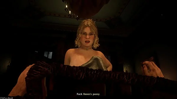 RDR2 Porn - Karen riding Arthur's dick