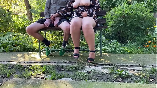 Sight of my mother-in-law's natural big tits made me cum profusely