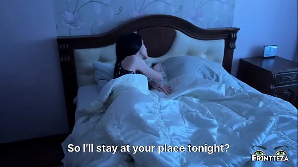 Stepmom and StepSon Share Bed. ThroatPie