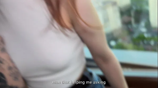 the wife talks to her husband on the phone during cheating sex
