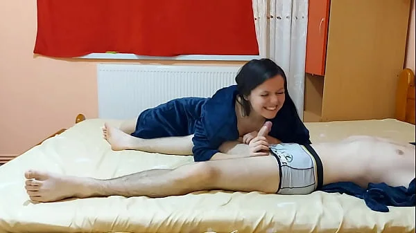 Young Couple Passionately Make Love in the Bedroom