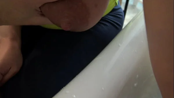 french amateur stepmom lets him cumshot on her big tits