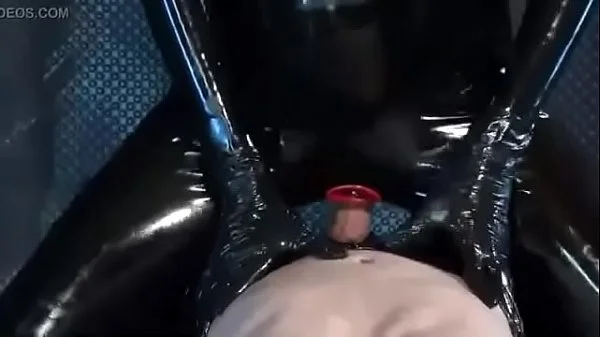 Latex condom catsuit fuck