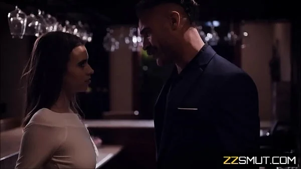 Teen waitress seduces married Boss