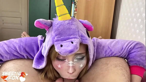 Unicorn Big Ass Blowjob Dick and Hard Fuck - POV Cosplay