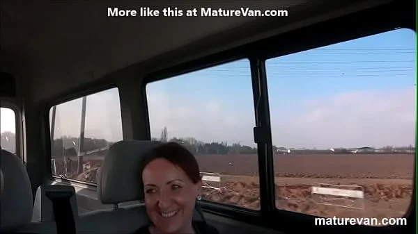 3 moms pick up young cock at MaturVan