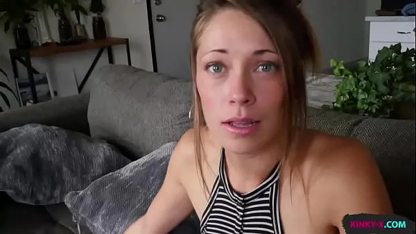 My stepsister did sucking and riding my cock so good and having me make her cum twice while I was fucking her - Kirsten Lee