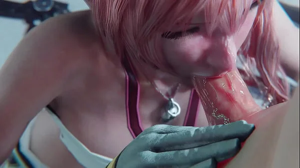 Serah Farron face fucked final fantasy 3d