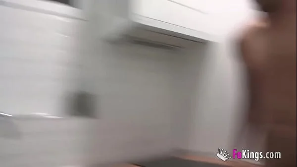 Brunette Iris' pussy gets DESTROYED by the biggest cock she's ever fucked