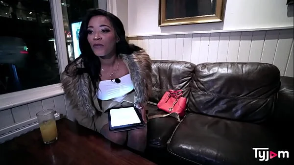 Hot Ebony Kiki Minaj having a DP with 2 hard cocks