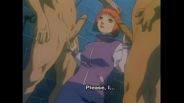 Hentai teen taking two huge cocks