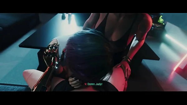 CYBERFUCK 2077 ( Judy , Panam and V FUTA )