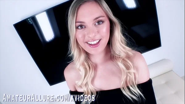 AMBER MOORE, BLONDE BOMBSHELL LOVES A HARD COCK