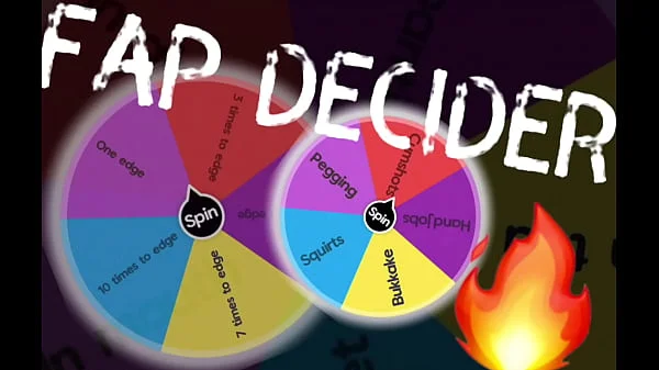 FAP DECIDER. MAKE YOUR FAP TASK FOR EVERY DAY