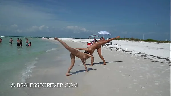 Cartwheels and sluttyness at the beach