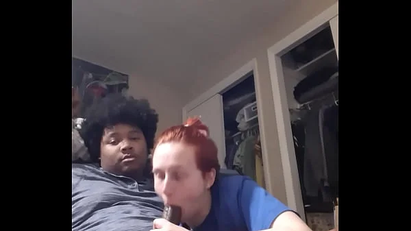 little petite redhead getting the bbc