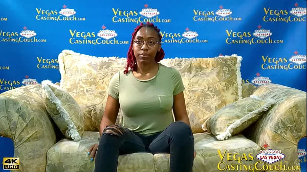 HOT Ebony 22 yr. In Vegas – Does First Casting – POV Deep Throat– Fucking – Cock Sucking – Doggy– Orgasm