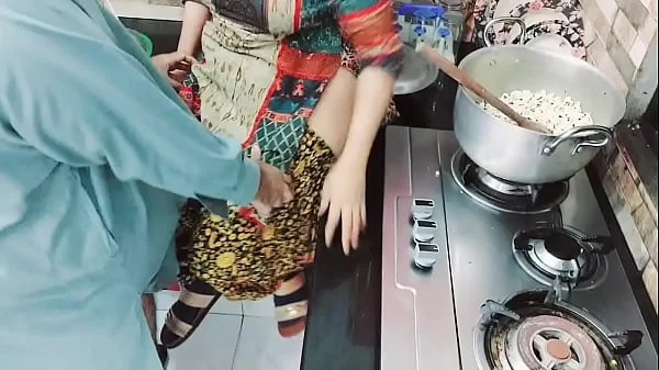 Indian Wife Busy in Cooking While Her Ass Hole Fucked By Her Cuckold Husband With Clear Hindi Audio