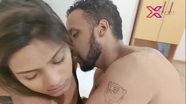 Indian new couple having fun