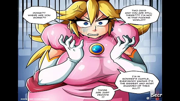 Super Mario Princess Peach Pt. 1 - The Princess is being fucked in the ass by Bowser while Mario is fighting to get to her || Cartoon Comic Parody Porn xxx