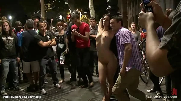 Spanish fucked by strangers in public