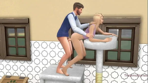 Sims 4, Stepfather seduced and fucked his stepdaughter