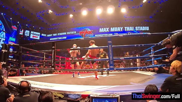 Muay Thai fight night and horny sex after for this big ass Thai girlfriend hottie